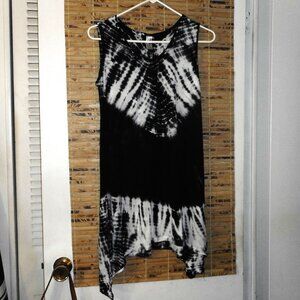 India Boutique Tie Dye Sun Dress Top "Free Size"